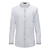 No Limits Button-Up Shirt - WHITE/GUN